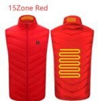 Electric Heated Vest, USB Charging, Washable, Multi Zone Heating - Image 6