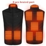 Heated Vest Washable Usb Charging Electric Winter Clothes - Image 10