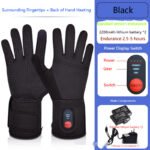 Rechargeable Heated Gloves for Mountaineering, Five Finger and Back of Hand Heating - Image 4