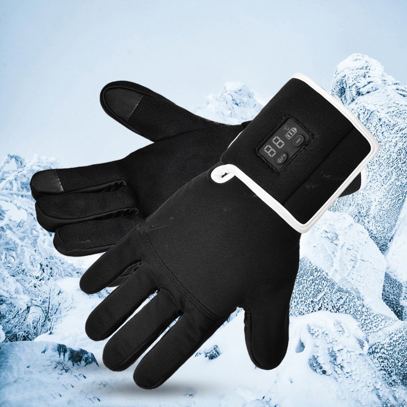 2551140740664.jpg Heated Touch Screen Gloves, LED Temperature Display, 40 to 65C - Image 1
