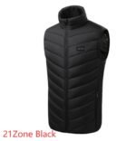 Electric Heated Vest, USB Charging, Washable, Multi Zone Heating - Image 3