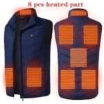 Heated Vest Washable Usb Charging Electric Winter Clothes - Image 9