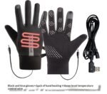 Temperature Controlled USB Heated Gloves, Waterproof Windproof, 3 Heat Settings - Image 2