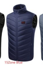 Electric Heated Vest, USB Charging, Washable, Multi Zone Heating - Image 8