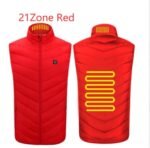 Electric Heated Vest, USB Charging, Washable, Multi Zone Heating - Image 7
