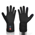Rechargeable Heated Gloves for Mountaineering, Five Finger and Back of Hand Heating - Image 3