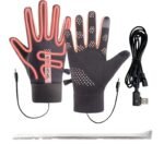 Temperature Controlled USB Heated Gloves, Waterproof Windproof, 3 Heat Settings - Image 8