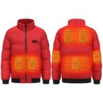 Waterproof Heated Jacket, Windproof, USB Charging Heating - Image 2